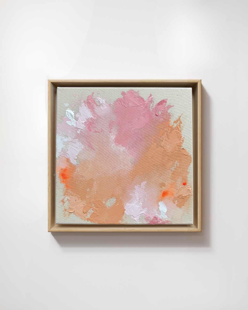 Pink meets Orange No. 2 30x30 cm
