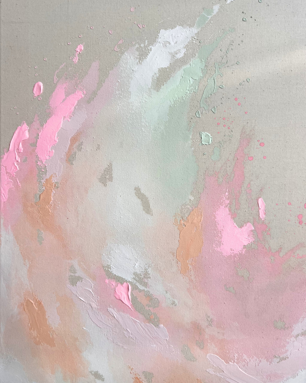 Soft Flower Field 80x80 cm