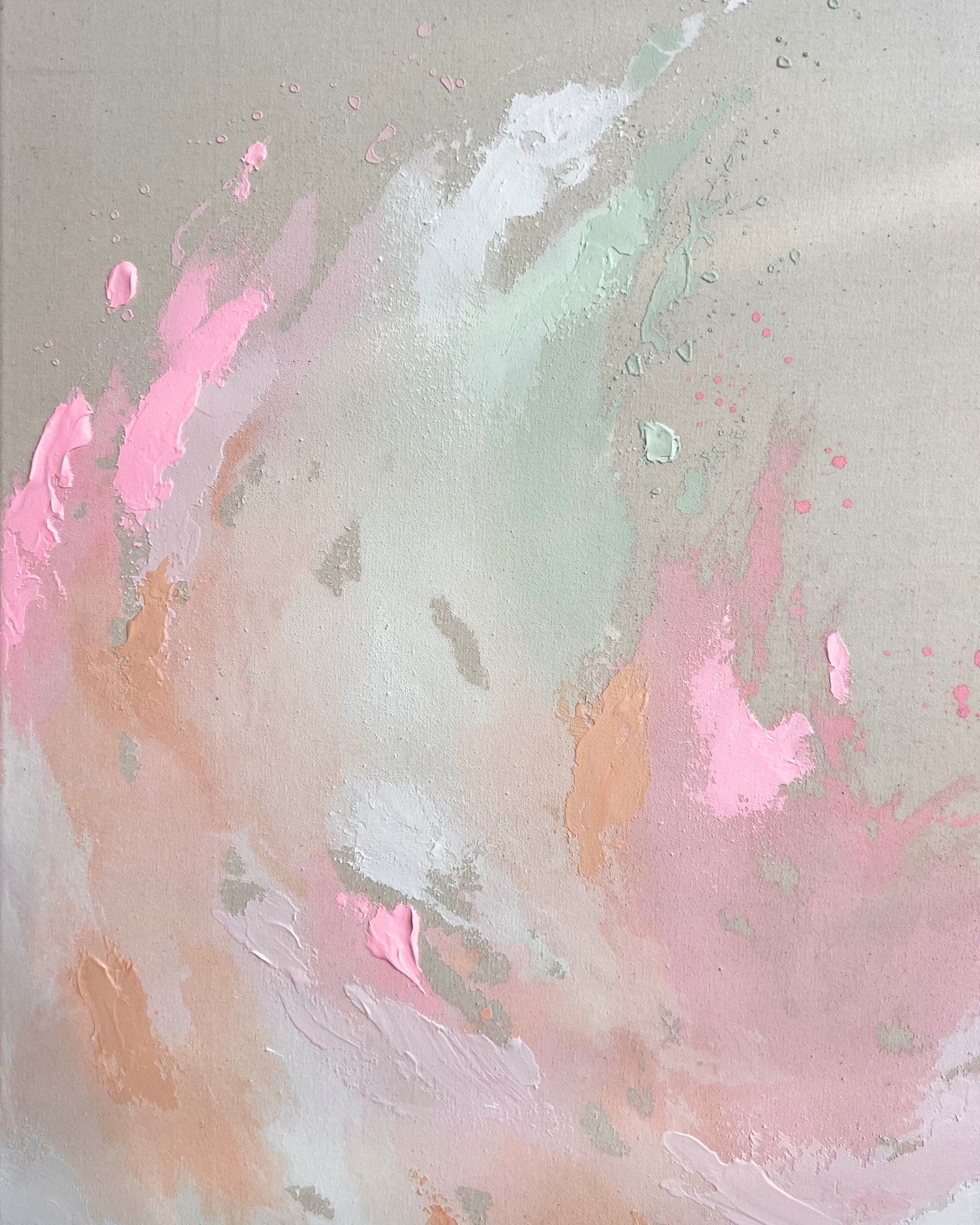 Soft Flower Field 80x80 cm