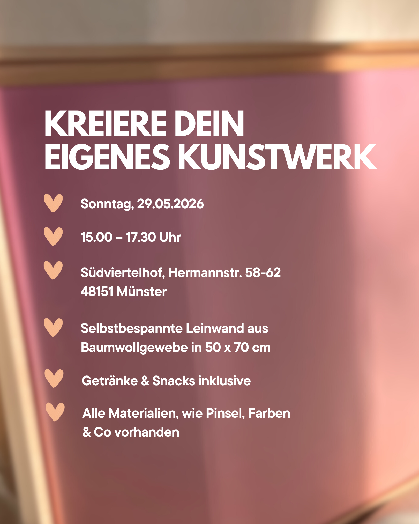 Mal-Workshop XL 30.08. NACHMITTAGS
